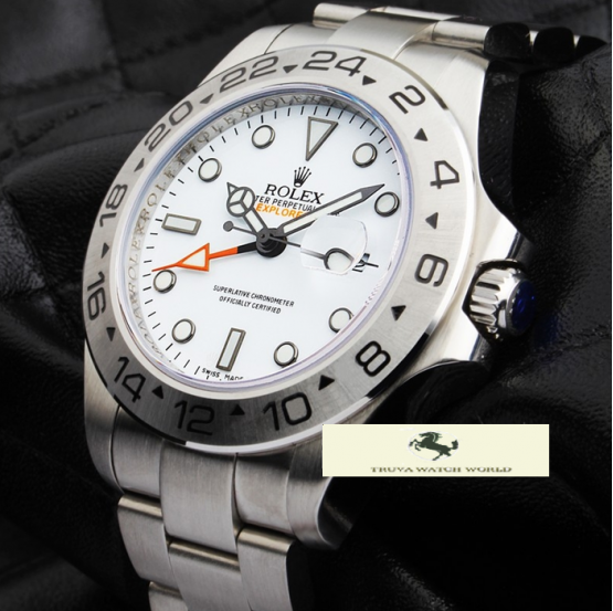 HK1206 ROLEX EXPLORER GÜMÜŞ KASA BEYAZ KADRAN